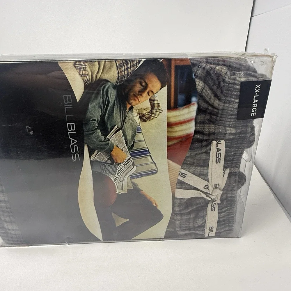 Bill Blass Men's Set 2 Piece Xx Large 44 - 46 Cotton Top & Bottom New Old Stock